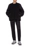 Figure View - Click To Enlarge - SACAI - Hybrid Elasticated Waist Sweater