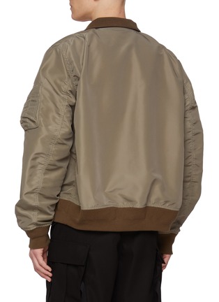 Back View - Click To Enlarge - SACAI - Stand Collar Bomber Jacket