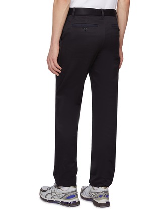 Back View - Click To Enlarge - SACAI - Belted Cotton Chino Pants