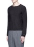 Front View - Click To Enlarge - EIDOS - Feeder stripe wool sweater