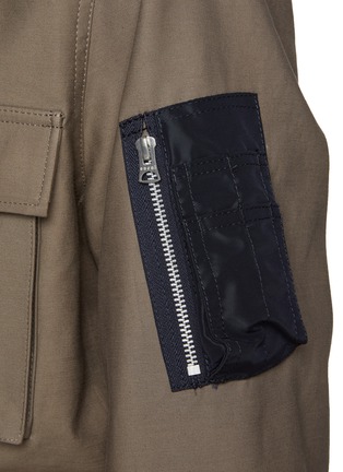  - SACAI - x WTAPS Square Stitching Cotton Field Jacket