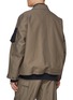 Back View - Click To Enlarge - SACAI - x WTAPS Square Stitching Cotton Field Jacket