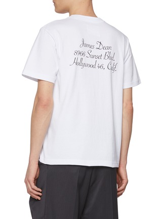 Back View - Click To Enlarge - SACAI - James Dean Cotton T-Shirt