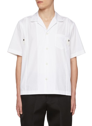 Main View - Click To Enlarge - SACAI - Misaligned Pocket Shirt