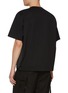 Back View - Click To Enlarge - SACAI - Hybrid Side Zip Pocket Cotton T-shirt