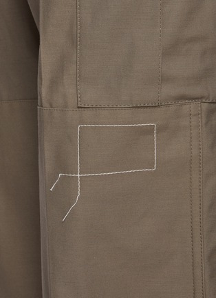  - SACAI - x WTAPS Square Stitching Belted Cotton Pants