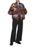 Figure View - Click To Enlarge - SACAI - Tropical Car Race Print Cotton Bomber Jacket