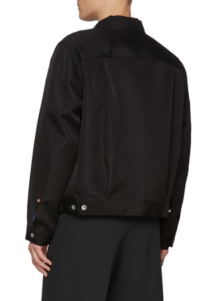 Back View - Click To Enlarge - SACAI - Pleated Silk Cotton Jacket