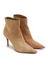 Detail View - Click To Enlarge - CHRISTIAN LOUBOUTIN - So Apostropha 80 Suede Ankle Boots