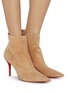 Figure View - Click To Enlarge - CHRISTIAN LOUBOUTIN - So Apostropha 80 Suede Ankle Boots