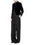 Figure View - Click To Enlarge - MARC JACOBS - Embroidered collar velvet jacket