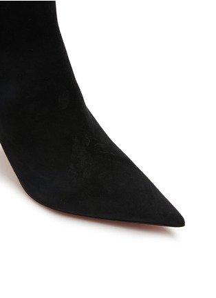 Detail View - Click To Enlarge - CHRISTIAN LOUBOUTIN - So Apostropha 80 Suede Ankle Boots