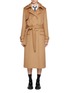 Main View - Click To Enlarge - THOM BROWNE - Elongated Camel Hair Trench Coat