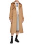 Figure View - Click To Enlarge - THOM BROWNE - Elongated Camel Hair Trench Coat