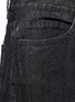 Detail View - Click To Enlarge - MARC JACOBS - Foldover front embroidered wide leg jeans
