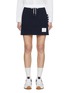 Main View - Click To Enlarge - THOM BROWNE - 4 Bar Colour Block Cotton Mini Skirt