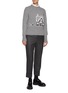 Figure View - Click To Enlarge - THOM BROWNE - Holiday Scenery Wool Knit Sweater