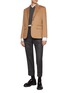 Figure View - Click To Enlarge - THOM BROWNE - Single Breasted Camel Hair Sportcoat