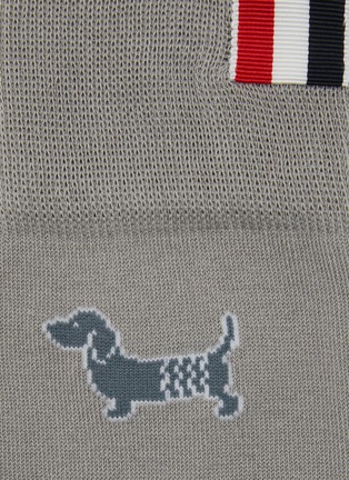 Detail View - Click To Enlarge - THOM BROWNE - Holiday Hector Cotton Crew Socks