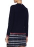 Back View - Click To Enlarge - THOM BROWNE - Long Sleeve Cashmere Knit Top