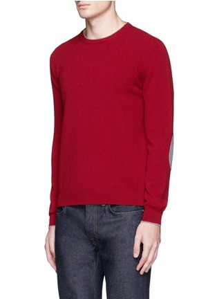 Front View - Click To Enlarge - ALTEA - Elbow patch virgin wool sweater