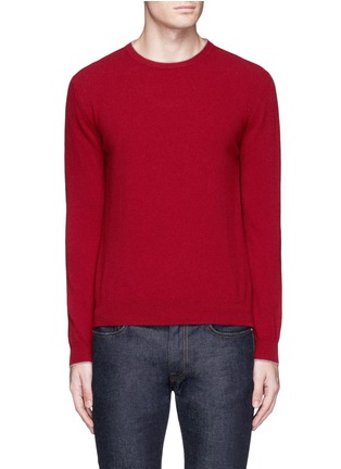 Main View - Click To Enlarge - ALTEA - Elbow patch virgin wool sweater
