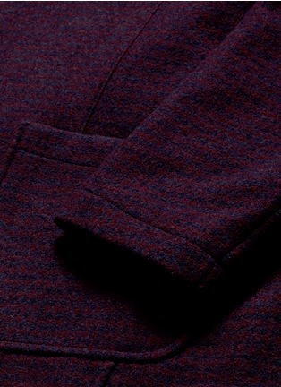 Detail View - Click To Enlarge - ALTEA - Wool blend houndstooth soft blazer