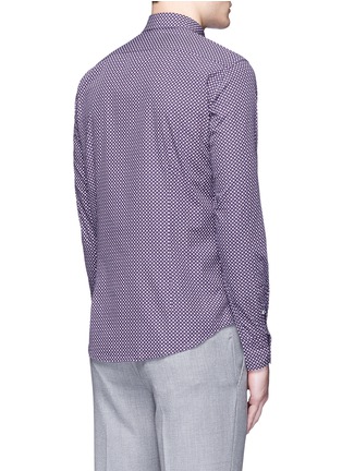 Back View - Click To Enlarge - ALTEA - Coin print cotton poplin shirt