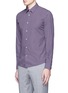 Front View - Click To Enlarge - ALTEA - Coin print cotton poplin shirt