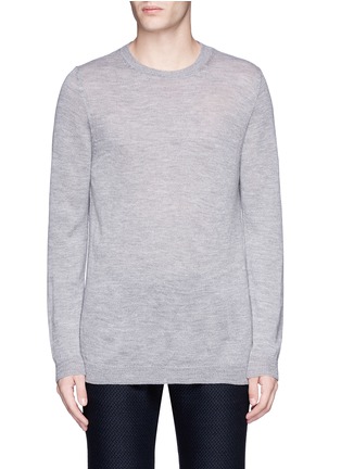 Main View - Click To Enlarge - BARENA - 'Ato' wool open knit sweater