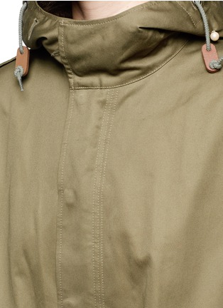 Detail View - Click To Enlarge - 73115 - 'Open Your Heart' faux pearl embellished military parka