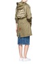 Figure View - Click To Enlarge - 73115 - 'Open Your Heart' faux pearl embellished military parka