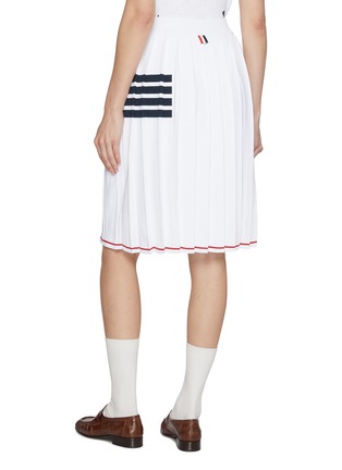 Back View - Click To Enlarge - THOM BROWNE - 4 Bar Hector Intarsia Skirt