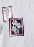  - THOM BROWNE - Floral Embroidered Patch Pocket Cotton Shirt