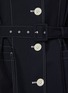  - THOM BROWNE - Patch Pocket Belted Wool Blend Car Coat