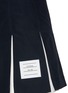  - THOM BROWNE - Contrast Insert Cotton Blend Mini Box Skirt