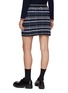 Back View - Click To Enlarge - THOM BROWNE - Tweed Jacquard Mini Skirt