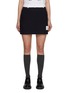 Main View - Click To Enlarge - THOM BROWNE - Contrast Waistband Cotton Mini Skirt