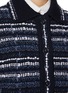  - THOM BROWNE - Jacquard Tweed Polo Collar