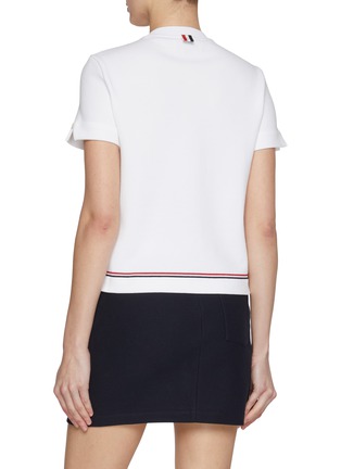 Back View - Click To Enlarge - THOM BROWNE - Stripe T-shirt