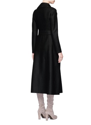 Back View - Click To Enlarge - HARRIS WHARF LONDON - Belted wool duster coat