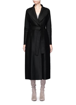 Main View - Click To Enlarge - HARRIS WHARF LONDON - Belted wool duster coat