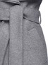 Detail View - Click To Enlarge - HARRIS WHARF LONDON - Double breasted wool short coat