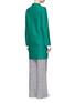 Back View - Click To Enlarge - HARRIS WHARF LONDON - Wool cocoon coat