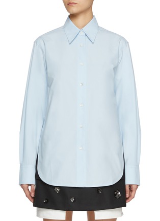 Main View - Click To Enlarge - MO&CO. - Point Collar Shirt