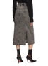 Back View - Click To Enlarge - MO&CO. - Dark Wash Denim Maxi Skirt