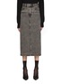 Main View - Click To Enlarge - MO&CO. - Dark Wash Denim Maxi Skirt