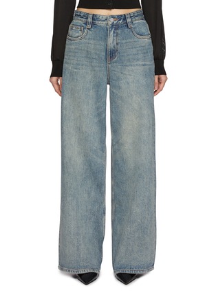 Main View - Click To Enlarge - MO&CO. - Wide Leg Jeans