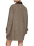 Back View - Click To Enlarge - MO&CO. - Plaid Wool Coat