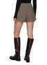 Back View - Click To Enlarge - MO&CO. - Plaid Wool Skorts